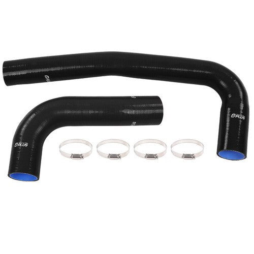 Solid Spare Fit For 2003-2010 Dodge Ram 5.9 6.7L Cummins Diesel Radiator Silicone Hose Black