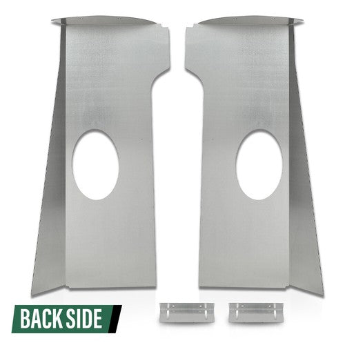 Solid Spare Fit For 1955-1959 Chevy/GMC Big Window Cab Corner 6x9 Speaker Brackets Pair