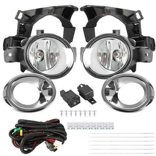 Solid Spare Fog Light Assembly For Nissan Pathfinder 13-16 26915-3JA0A Right+Left w/Switch