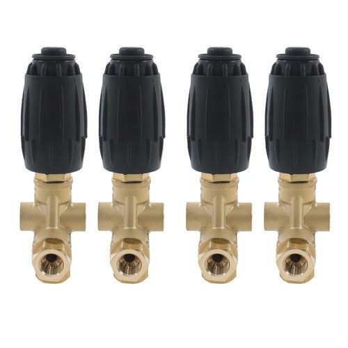 Solid Spare 4 Pack Unloader Valve VRT3-310 8GPM 3/8" FNPT 4350PSI Pressure Washer Pump