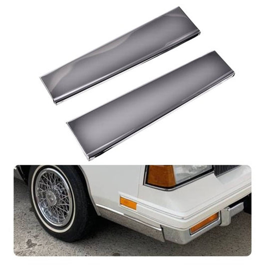 Solid Spare Fit For 81-88 Cutlass Supreme Front Lower Fender Chrome Molding Trim Left&Right