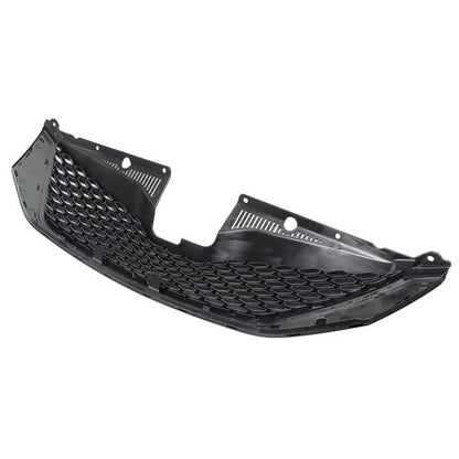 Solid Spare Front Upper Grille Grill Honeycomb ABS Plastic Black For Toyota Sienna 2011-2017