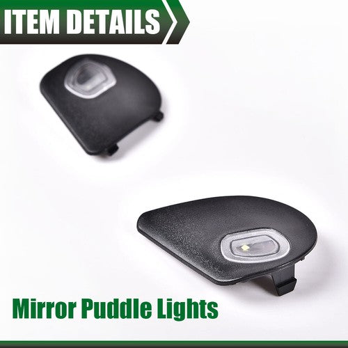 Solid Spare New Fit For 2010-2019 Dodge Ram 1500 2500 3500 4500 5500 Mirror Puddle Lights