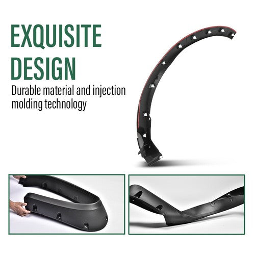 Solid Spare Fit For 2019-2021 Subaru Forester Front Left Fender Flare Wheel Arch Molding