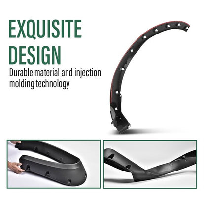 Solid Spare Fit For 2019-2021 Subaru Forester Front Left Fender Flare Wheel Arch Molding