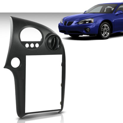 Solid Spare Fit For 2004-2008 Pontiac Grand Prix Black Center Dash Radio Bezel w/ 3 Buttons