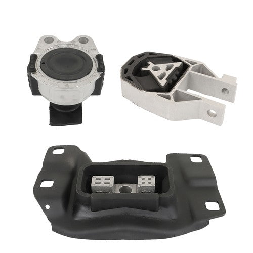 Solid Spare 3× Engine Motor & Trans Mount Kit 3214/3103 For 12-18 Ford Focus S Sedan 4-Door