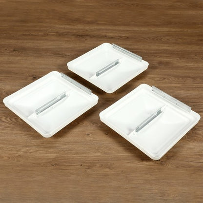 Solid Spare 3Pcs Fit For 14" x 14" Roof Vent Cover Camper RV Trailer Ventline White