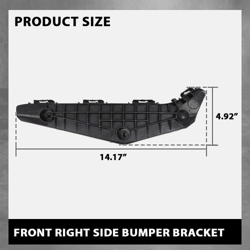 Solid Spare Fit For 2011-2013 Toyota Highlander Front Bumper Retainer Bracket Right Side