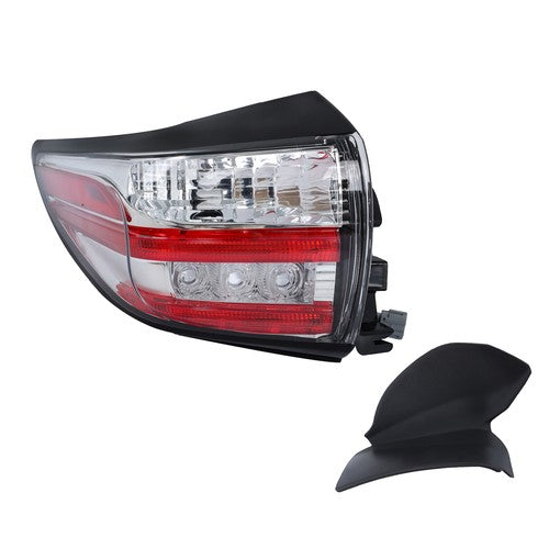Solid Spare For Nissan Murano 2015-2018 Driver Left Side Rear Quality Tail Light Brake Lamp