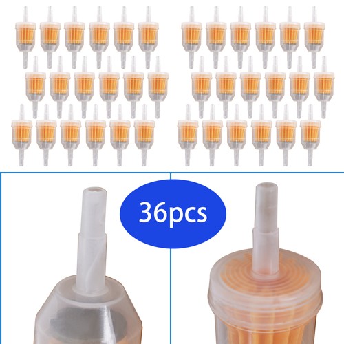 Solid Spare 36 Pcs For Kawasaki Kohler Briggs 1/4" x 5/16" GAS Inline Fuel Filter