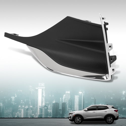 Solid Spare Front Bumper Fog Light Bezel Insert Fit For 2020-2022 Buick Encore GX Left Side