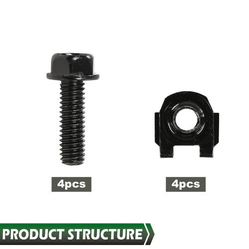 Solid Spare Front Shock Lower A-Arm Mount Bolts Nuts Hardware Kit Fit For 1955-2007 GM