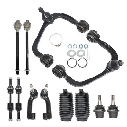 Solid Spare For Ford F-150 2009 2010-2014 12pc Front Control Arms Suspension Kit ES800514