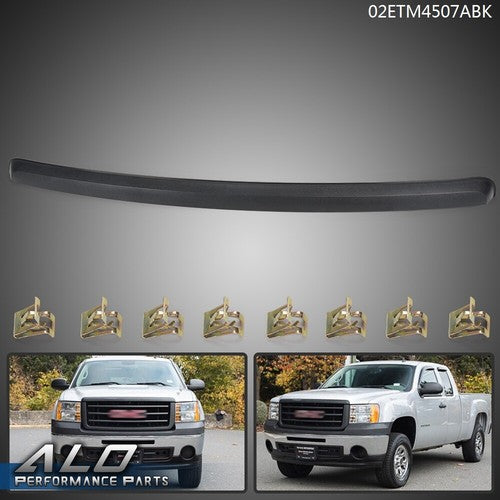 Solid Spare New Fit For GMC Sierra 1500 Truck Hood Molding Trim Moulding GM1235110 10385157