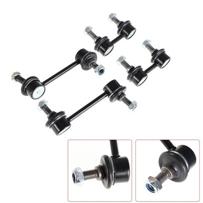 Solid Spare 4x Front & Rear Stabilizer Sway Bar End Link Set For 1993-1997 Geo Prizm 1.6L I4
