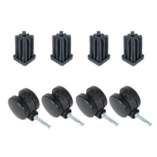Solid Spare 4 Pack Caster Wheel For Weber Spirit Series For Weber Summit Gas Grills