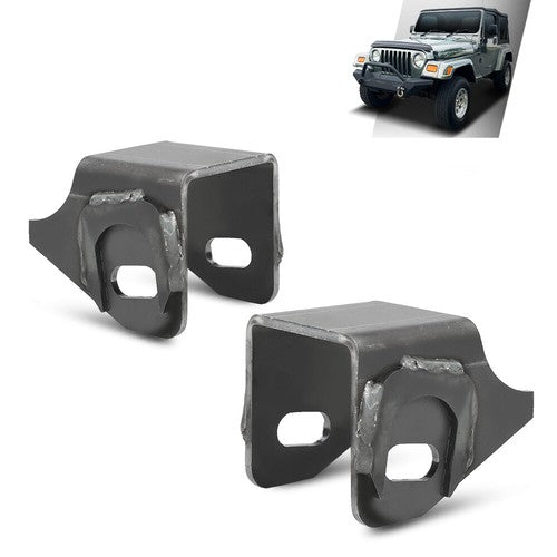 Solid Spare Lower Control Arm Mounts Fit For 1984-2006 Jeep Wrangler Cherokee Comanche
