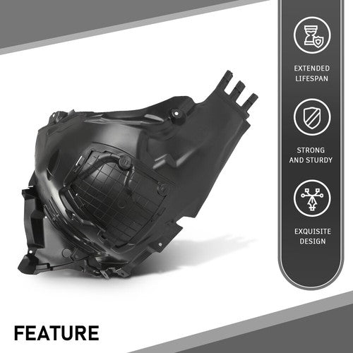 Solid Spare Fit For 2015-2021 Mercedes-Benz W205 C-Class Front Left Side Fender Liner