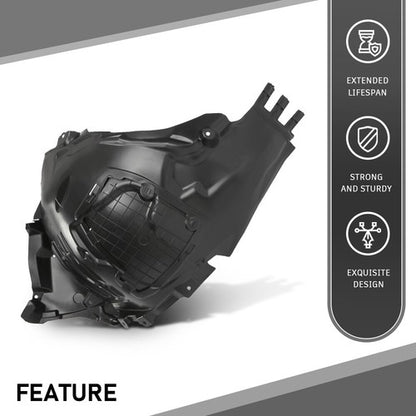 Solid Spare Fit For 2015-2021 Mercedes-Benz W205 C-Class Front Left Side Fender Liner