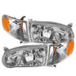 Solid Spare For Toyota Corolla 2001-2002 Headlights Headlamp w/Corner Signal Lamp Pair