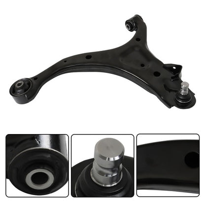 Solid Spare For Hyundai Santa Fe 2010 11-12 Front Lower Control Arms Tierods Sway Bars Kit