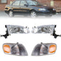 Solid Spare Pair Corner Parking Signal Lights Headlights Combo For Toyota Corolla 1998-2000