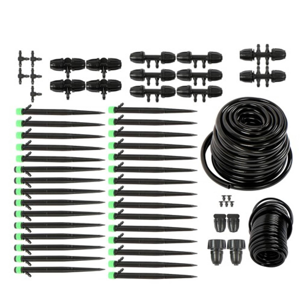 Solid Spare Drip Irrigation System - Adjustable Quick Connect Irrigation System for Gardens