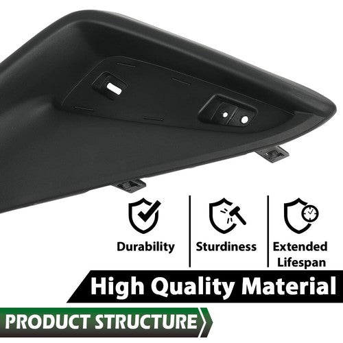 Solid Spare Fit For 18-19 Toyota C-HR RH Right Passenger Side Bumper Insert Cover Plate