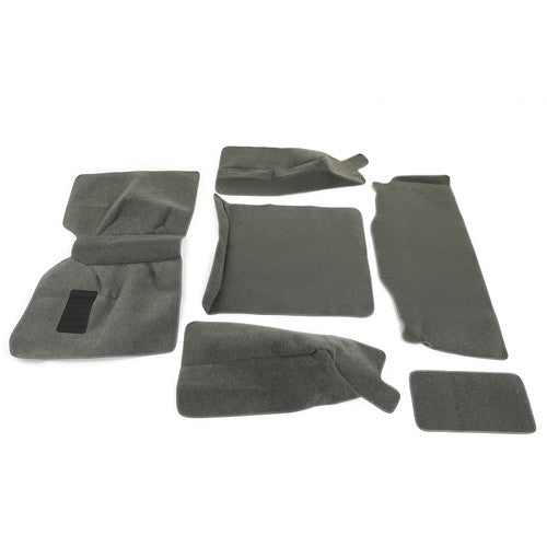 Solid Spare 6Pcs Gray Carpet Rug Mat Fits 86-95 Jeep Wrangler YJ 76-86 CJ-7 L& R Full Set