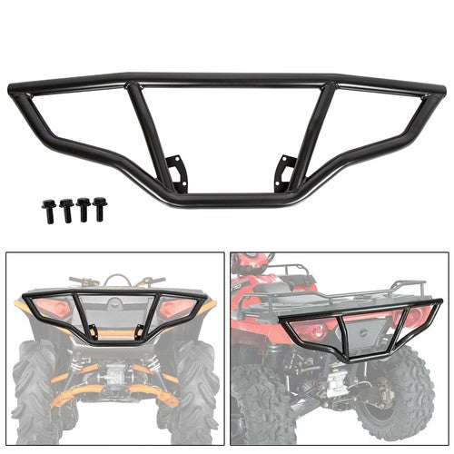 Solid Spare Rear Bumper Brush Guard Storage Rack Extender For Polaris Sportsman 450 14-20