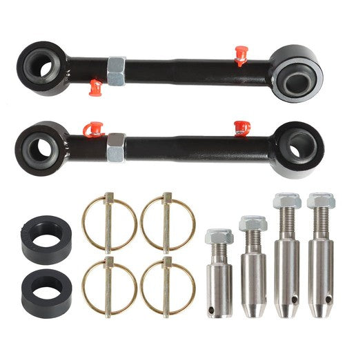 Solid Spare For 2.5-6" lifts 07-18 Jeep Wrangler Sport Front Sway Bar Links Disconnects