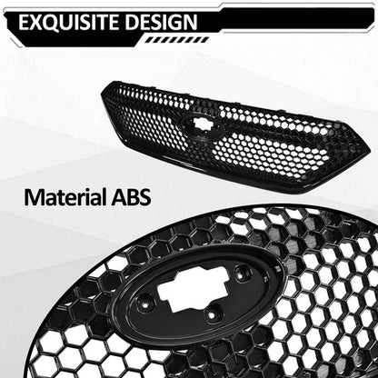 For 2022-2026 Subaru WRX VB Front Bumper Gloss Black Grille Assembly Sti Style