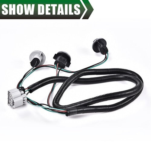 Solid Spare New Fit For Chevy Silverado Pickup Truck Tail Light Lamp Wiring Harness LH Left