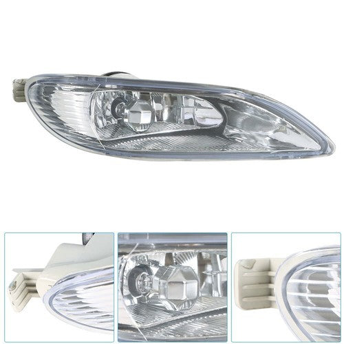 Solid Spare Pair LH+RH Front Fog Lights w/9006 Bulbs For Toyota Camry Corolla Solara 02-08