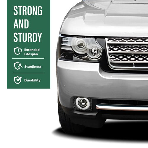 Solid Spare Fit For 2010-2013 Land Rover Range Rover 5.0L Fog Light Bezel Left+Right Side