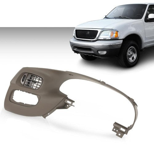 Solid Spare Fit For 1997-2003 Ford F150 Expedition Dash Instrument Cluster Bezel Panel Brown