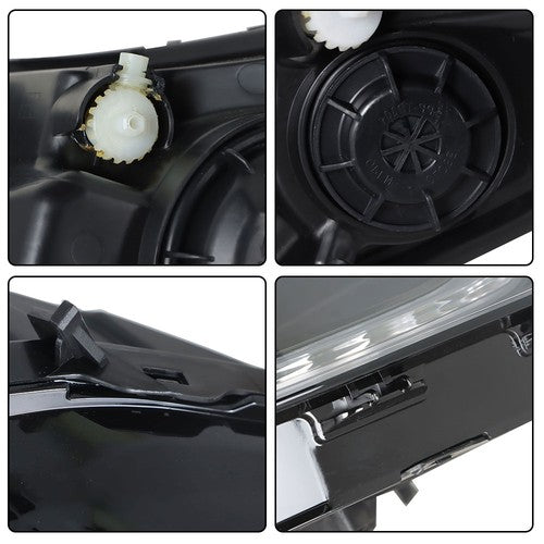 Solid Spare Fit For Chevy Cruze 2016-2018 Right Passenger Side Headlamp Headlight LED Clear