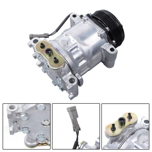 Solid Spare A/C Compressor HT6 Compressor Fit for GMC Yukon C1500 K1500 1996 1997 1998 1999