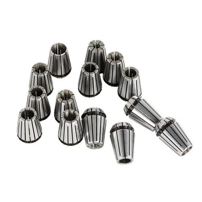 Solid Spare ER20 14Pc 1/16"-1/2" Spring Collet For CNC Milling Lathe Tool Engraving Machine