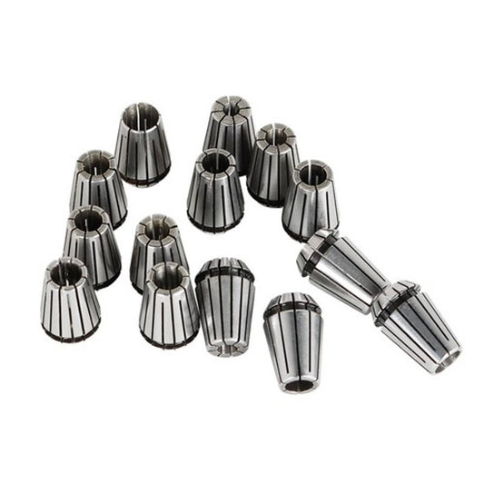 Solid Spare ER20 14Pc 1/16"-1/2" Spring Collet For CNC Milling Lathe Tool Engraving Machine