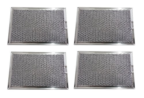 Solid Spare (4-PACK) Grease Filter for GE WB06X10802 5-7/8" X 7-7/8" X 3/32"