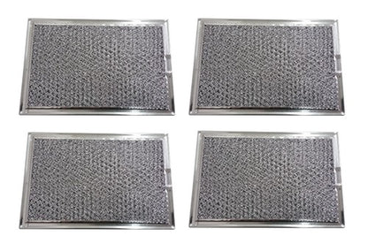 Solid Spare (4-PACK) Grease Filter for GE WB06X10802 5-7/8" X 7-7/8" X 3/32"