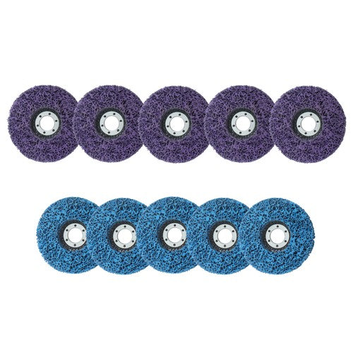 Solid Spare 10 Pack Diamond Strip Discs Stripping Wheel for Angle Grinder (4-1/2" x 7/8")