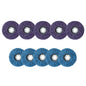 Solid Spare 10 Pack Diamond Strip Discs Stripping Wheel for Angle Grinder (4-1/2" x 7/8")