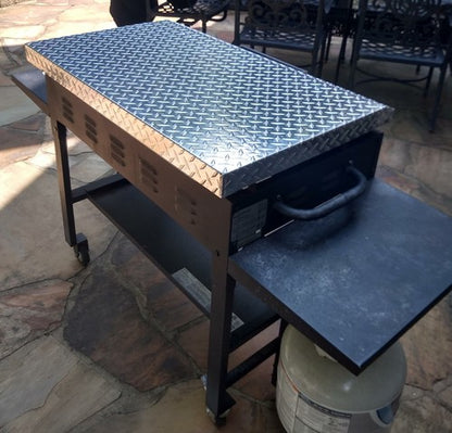 Solid Spare 36 Inch Griddle Cover Lid Outdoor BBQ Hood Aluminum DP For Blackstone Griddle