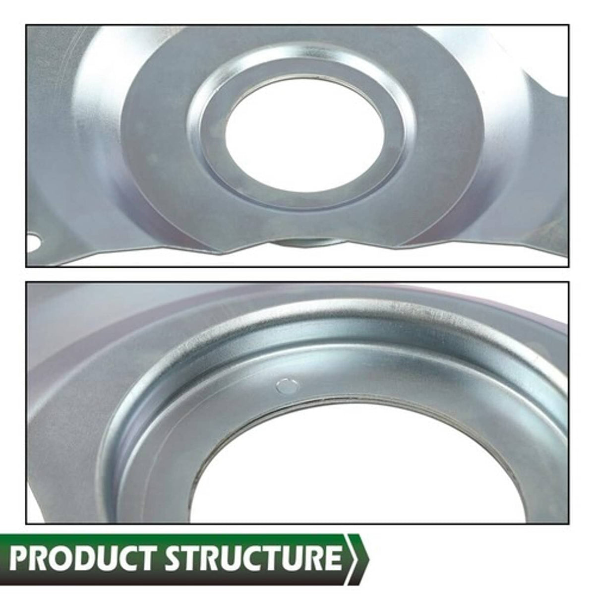 Solid Spare Front Disc Brake Dust Shield Left & Right Fit For 71-87 Chevy C10 GMC C15 Truck