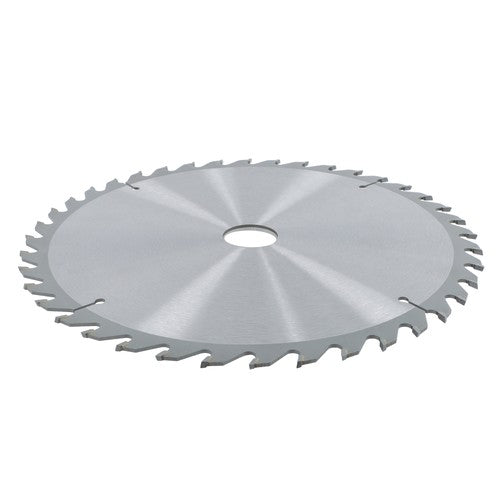 Solid Spare Heavy-Duty 10"×30mm×40T Carbide Saw Blade for Wood & Metal, Silver Finish