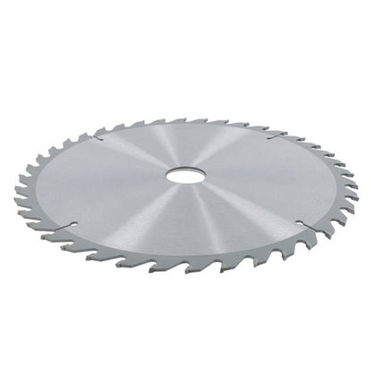 Solid Spare Heavy-Duty 10"×30mm×40T Carbide Saw Blade for Wood & Metal, Silver Finish