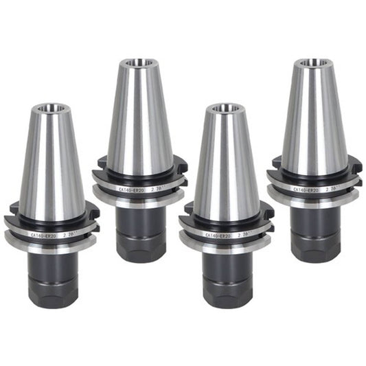 Solid Spare CAT40-ER20 Collet Chuck 2.76" Gage Length Runout Chucks Tool Holder 4Pcs